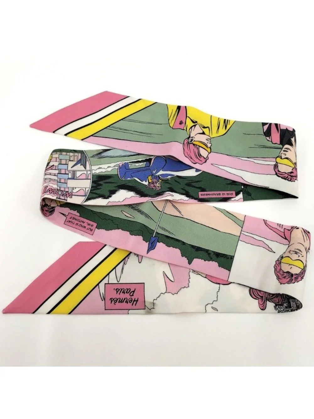 Hermes Twilly Scarf Silk 100% Multicolor
